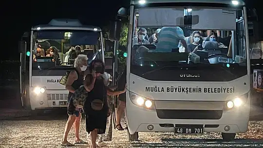 Muğla'da 7 ilçede 54 mahalle boşaltıldı