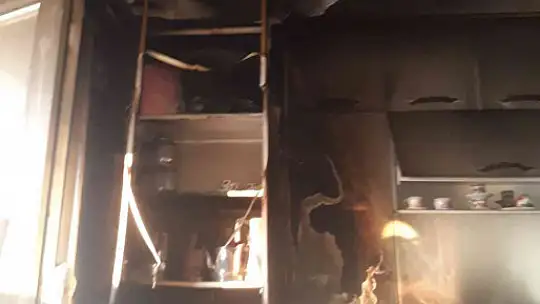 Mutfaktaki yangın paniğe sebep oldu: 3 yaralı