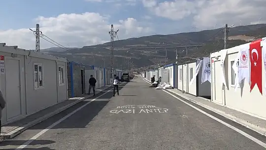 Nurdağı konteyner kentinde yaralar sarılıyor