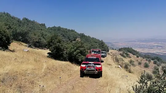 Nurdağı'nda orman alanda yangın