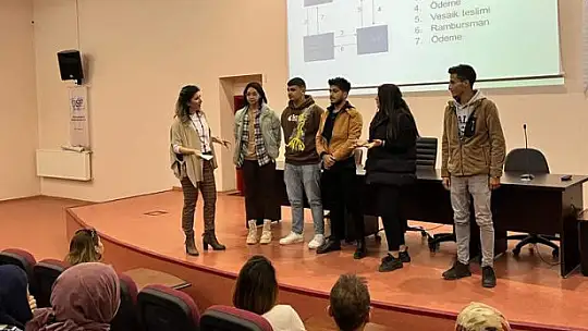 Oğuzeli MYO öğrencilerine dış ticaret konferansı
