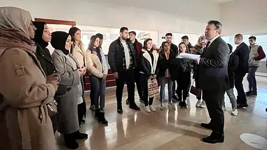 Oğuzeli MYO teknik öğrencileri geziye katıldı