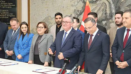 Oğuzeli'nde Cami, Kur'an kursu ve sağlık merkezi yapımı için protokol imzalandı