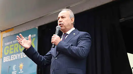 Oğuzeli'nde miting gibi açılış