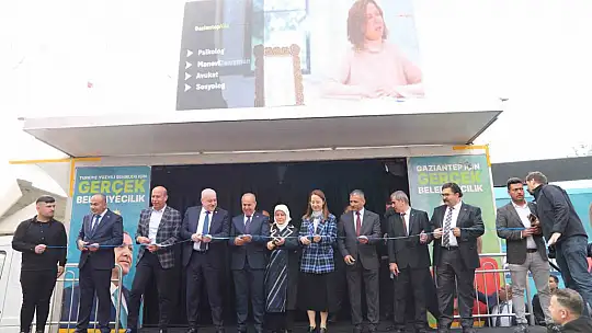 Oğuzeli'nde miting gibi açılış