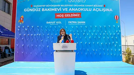 Organize Sanayi Bölgesi gündüz bakım evi ve anaokulu açıldı