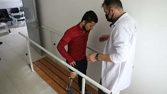 Ortez Protez Merkezi, engelli afetzedelerin umudu oluyor