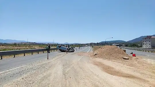 Otomobil takla attı: 6 yaralı