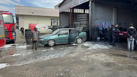 Otomobilin LPG tüpü bomba gibi patladı: 1 kişi yaralandı