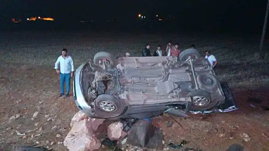 (ÖZEL) Eşini hastaneye götürürken kaza yaptı: 1 ölü, 3 yaralı