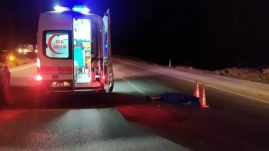 Polisten kaçan Afgan mülteci, araç çarpması sonucu hayatını kaybetti