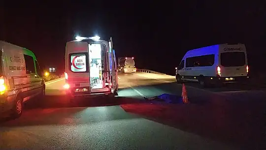 Polisten kaçan Afgan mülteci, araç çarpması sonucu hayatını kaybetti