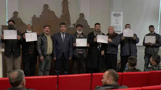 Gaziantep'te ramazan'da görev alacak davulcular sertifikalarını aldı