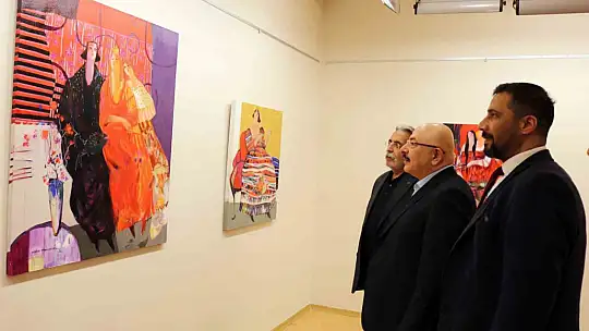 Ressam Güler Genç Erol SANKO Sanat Galerisi'nde sergi açtı