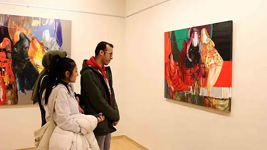 Ressam Güler Genç Erol SANKO Sanat Galerisi'nde sergi açtı