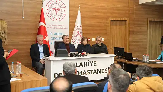 Sağlık Bakanı Koca'dan Gaziantep'te içme suyu açıklaması
