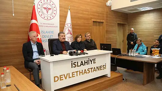 Sağlık Bakanı Koca'dan Gaziantep'te içme suyu açıklaması