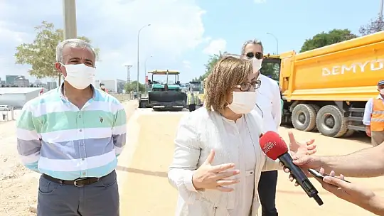 Şahin, D-400'de devam eden çalışmaları inceledi