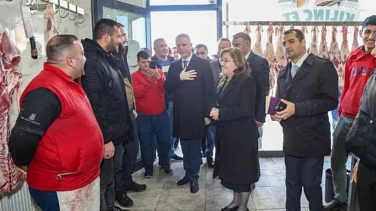 Şahin'den Gaziantep Et Borsası ve Et Hali'ne ziyaret