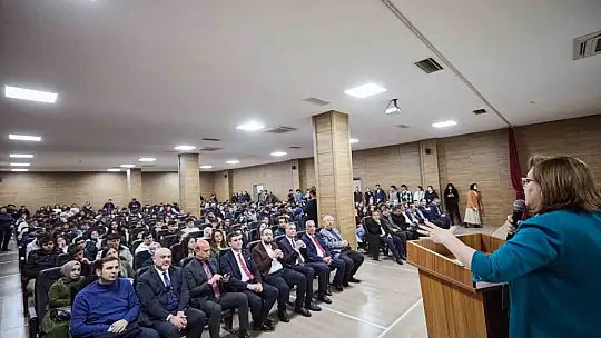Şahin'den, üreten gençlere destek sözü