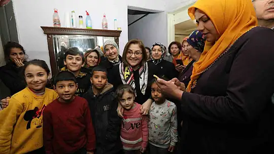 Şahin, doğalgaz yardım projesinden yararlanan aileleri ziyaret etti