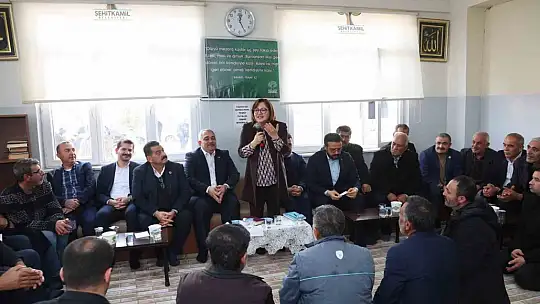 Şahin, hafta sonu Gaziantep köylerinde vatandaşlarla bir araya geldi