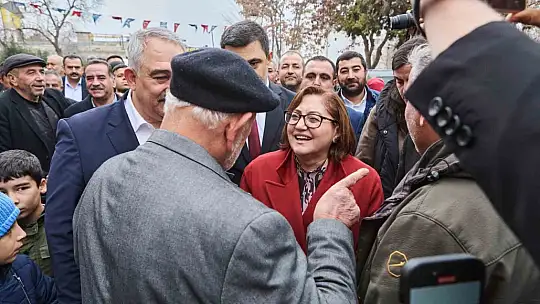 Şahin, hafta sonu Gaziantep köylerinde vatandaşlarla bir araya geldi