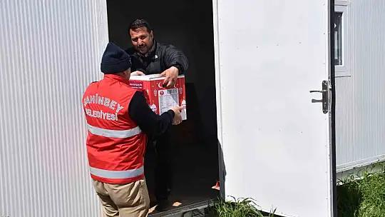 Şahinbey Adıyaman'a desteğini sürdürüyor