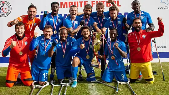 Şahinbey Ampute Futbol Takımı, Türkiye Kupası'nı kazandı