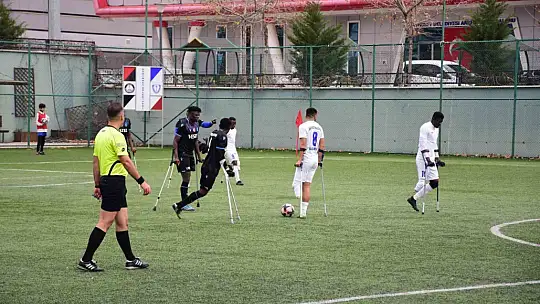 Şahinbey Ampute Futbol Takımı'ndan net skor 3-1