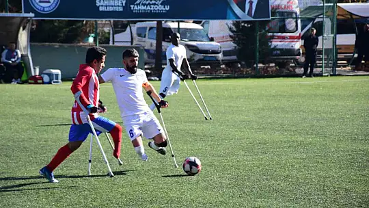 Şahinbey Ampute, Gebze Belediye Spor'u 4-0 mağlup etti