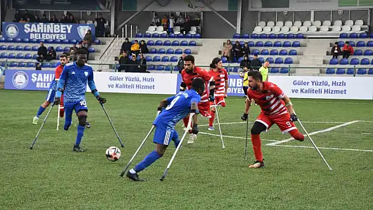 Şahinbey Ampute Takımından net skor 3-0
