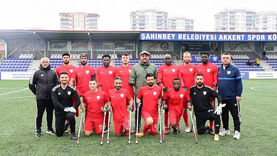 Şahinbey Ampute TSK karşısında farka koştu 9-1