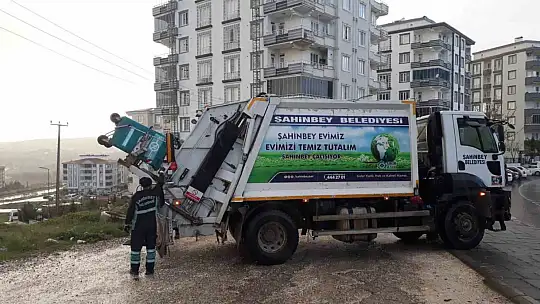 Şahinbey Belediyesi bayramda da görev başındaydı