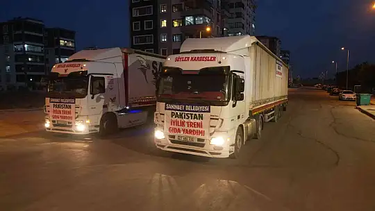 Şahinbey Belediyesi'nden Pakistan'a yardım eli