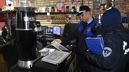 Şahinbey Belediyesi'nden yılbaşı denetimi