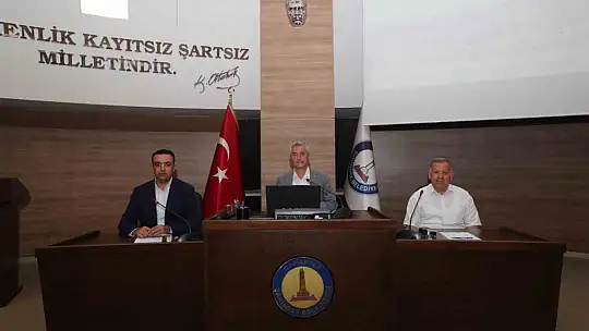 Şahinbey Belediyesi temmuz ayı meclis toplantısı yapıldı
