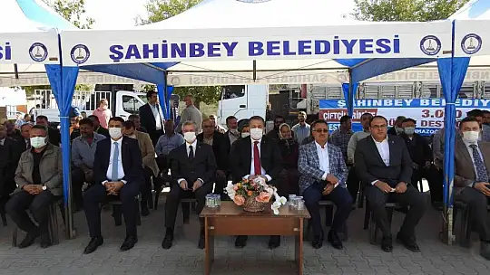 Şahinbey'de çiftçiye 3 bin ton gübre dağıtıldı
