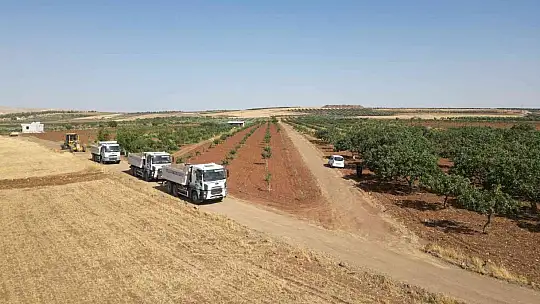 Şahinbey'de çiftçiye yol desteği