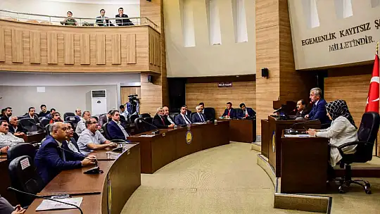 Şahinbey'de Ekim ayı meclis toplantısı yapıldı
