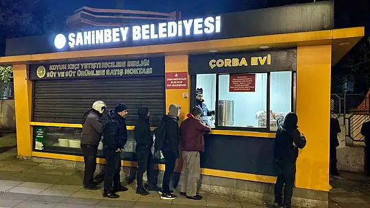 Şahinbey'de her gün 14 bin kişiye çorba ikramı