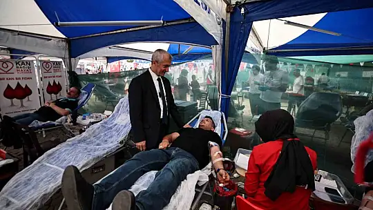 Şahinbey'de İki günde rekor kan bağışı