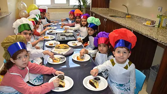Şahinbey'de minik aşçılar yetişiyor