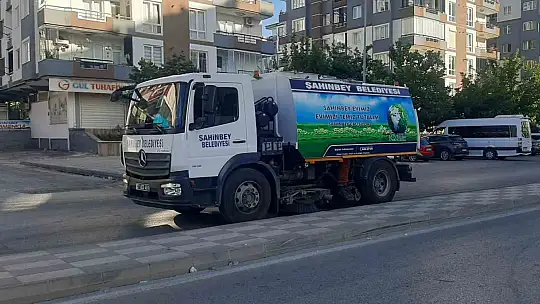 Şahinbey'de temizlik işleri ekipleri, bayram boyunca görev başındaydı