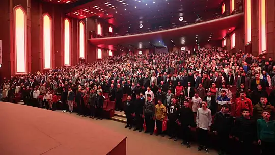 Şahinbeyli konservatuar öğrencileri destansı mücadeleyi canlandırdı