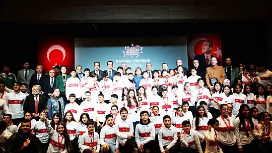 Sani Konukoğlu 2'nci Gazi Oyunları kapanış töreni