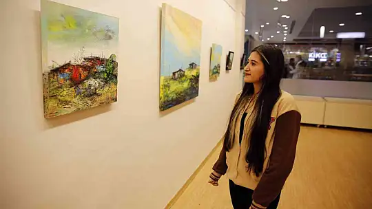 SANKO'da 'Barınaklar' temalı resim sergisi