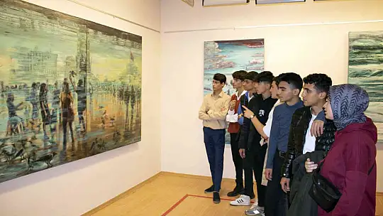 SANKO'da 'Görünürler' resim sergisi devam ediyor