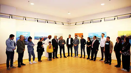 SANKO'da 'yansımalar' temalı resim sergisi açıldı