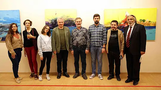 SANKO'da 'yansımalar' temalı resim sergisi açıldı